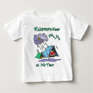 T-shirt Pour Bébé Raindrops Camping