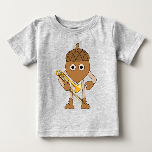 T-shirt Pour Bébé Rainure trombone (Devant)
