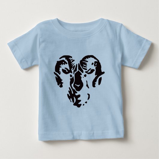 T-SHIRT POUR BÉBÉ RAM (Devant)