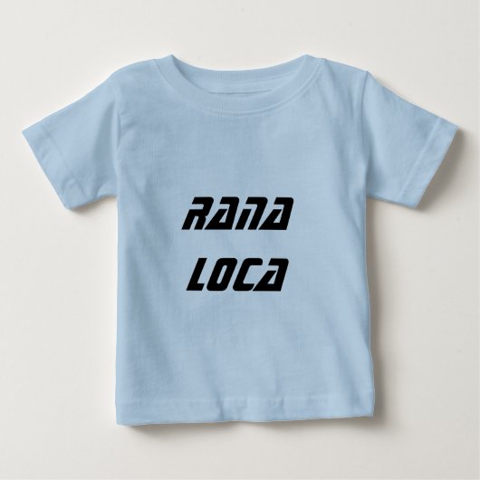T-shirt Pour Bébé rana loca - grenouille folle Espagnol (Devant)