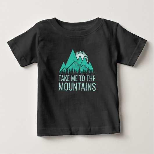 T-shirt Pour Bébé Randonnée (Devant)