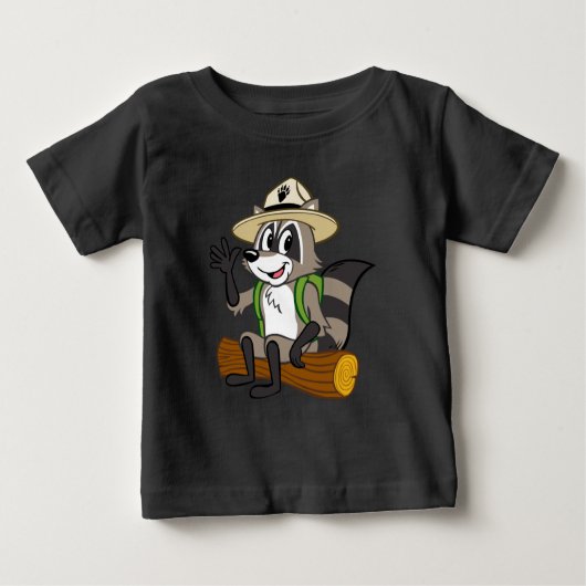 T-shirt Pour Bébé Ranger Rick | Ranger Rick Sitting (Devant)