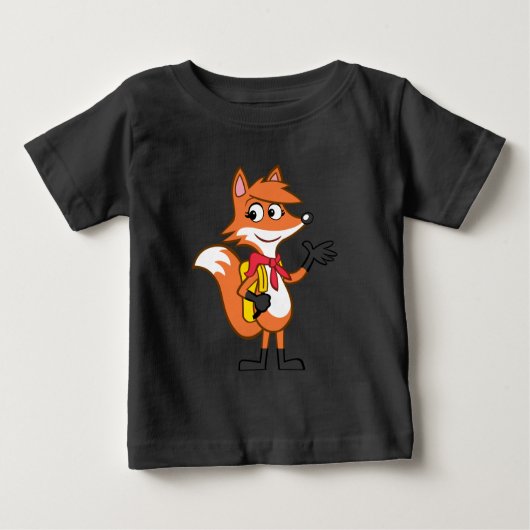 T-shirt Pour Bébé Ranger Rick | Scarlett Fox Waving (Devant)
