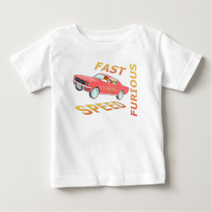 T-shirt Pour Bébé Rapide et rapide furieux 01