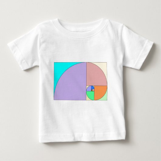 T-shirt Pour Bébé Rapport d'or (Devant)