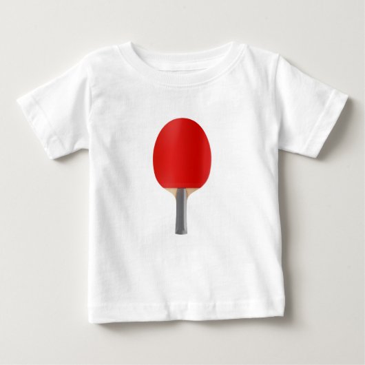 T-shirt Pour Bébé Raquette de ping-pong (Devant)