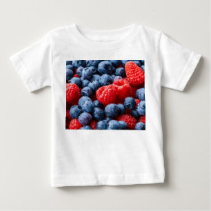 T-shirt Pour Bébé Raspberries et Blueberries