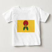 T-shirt Pour Bébé Rasta Colours Art Abstrait Imprimer (Devant)