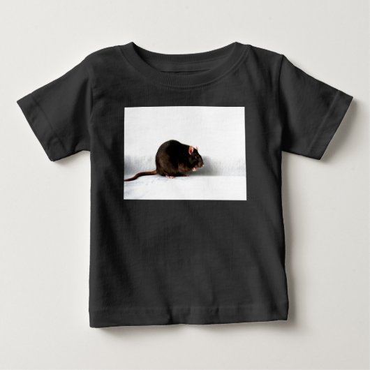T-shirt Pour Bébé Rat iccna (Devant)