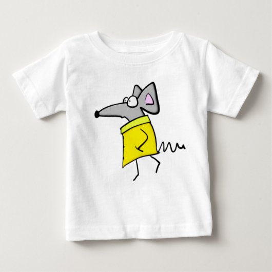T-shirt Pour Bébé Rat sur la passerelle (Devant)
