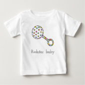 T-shirt Pour Bébé Rattle (Devant)