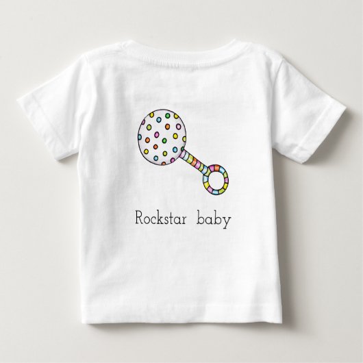T-shirt Pour Bébé Rattle (Dos)