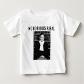 T-shirt Pour Bébé RBG notoire (Devant)