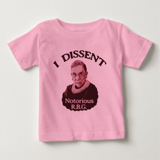 T-shirt Pour Bébé RBG notoire - p (Devant)
