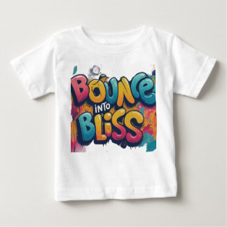 T-shirt Pour Bébé Rebondir dans des lisses