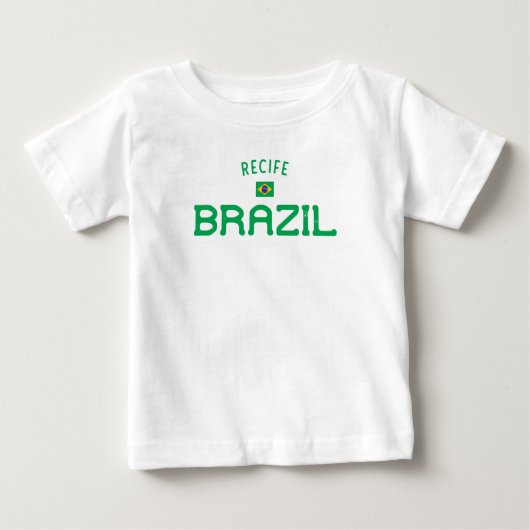 T-shirt Pour Bébé Recette en colère Brésil (Devant)