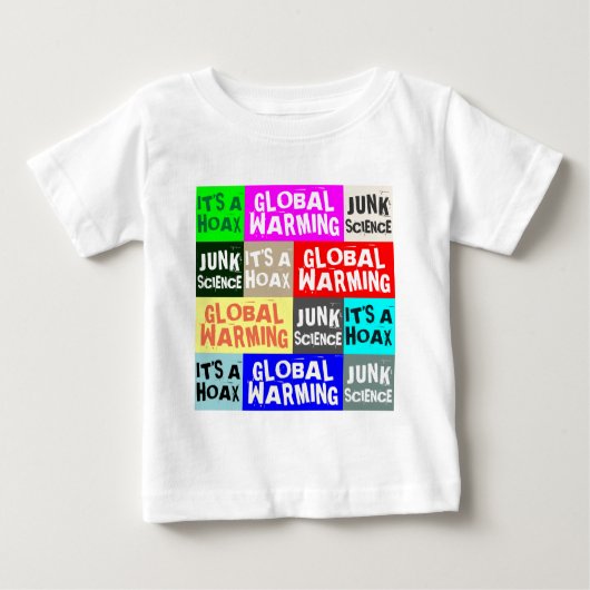 T-shirt Pour Bébé Réchauffement climatique (Devant)