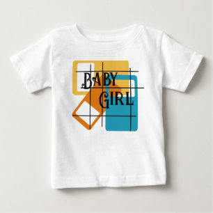 T-shirt Pour Bébé Rectangles de grille