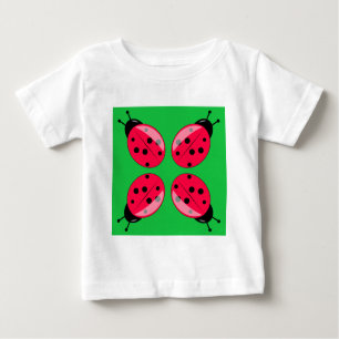 T-shirt Pour Bébé Red Ladybugs