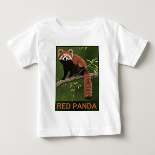 T-shirt Pour Bébé Red Panda (Devant)