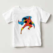 T-shirt Pour Bébé Red Tornado Cape Pose (Devant)