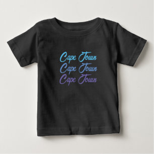T-shirt Pour Bébé Refroidis ta ville préférée Cape Town bébé