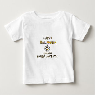 T-shirt Pour Bébé Refroidissez et détendez-vous Happy Halloween Coll