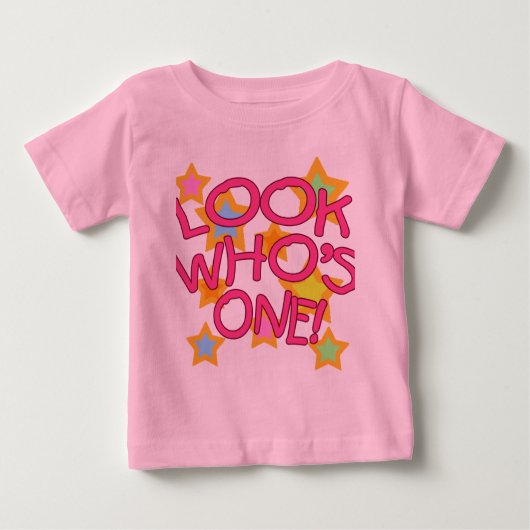 T-shirt Pour Bébé Regarde qui est un ! (Devant)