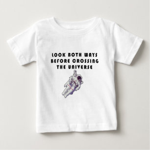 T-shirt Pour Bébé Regardez Dans Les Deux Sens Avant De Traverser L'U