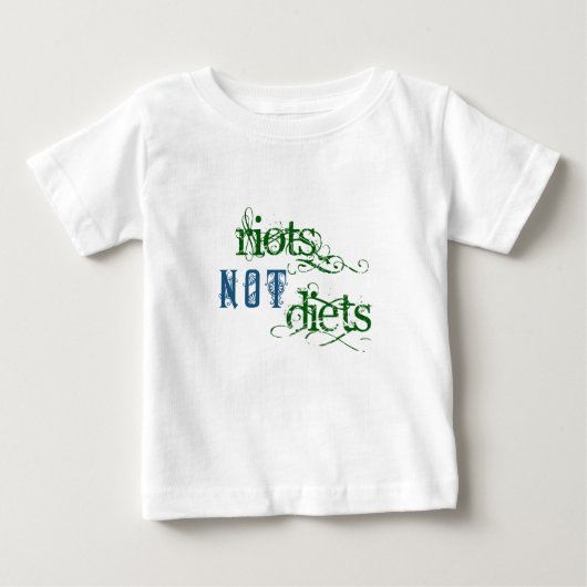 T-shirt Pour Bébé Régimes d'émeutes pas (Devant)