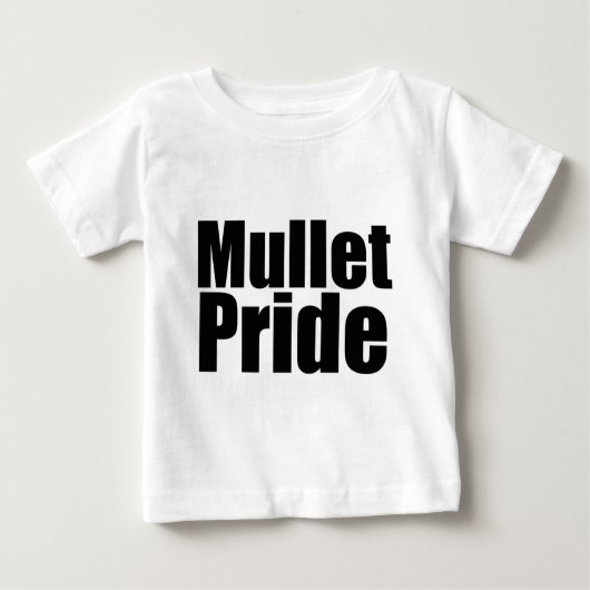 T-shirt Pour Bébé Règle de Mullets (Devant)