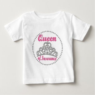 T-shirt Pour Bébé Reine d'assurance