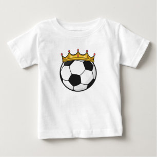 T-shirt Pour Bébé Reine de la couronne de football