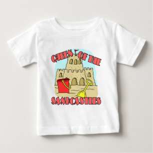 T-shirt Pour Bébé Reine Des Sandcastles