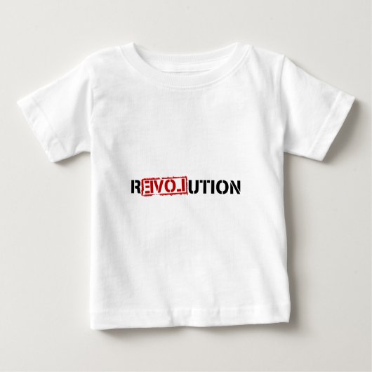 T-shirt Pour Bébé Reloveution (Devant)