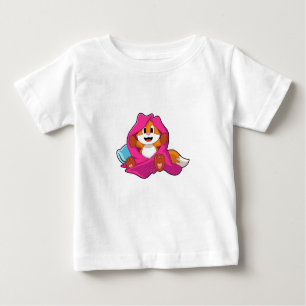 T-shirt Pour Bébé Renard avec Coussin et couverture