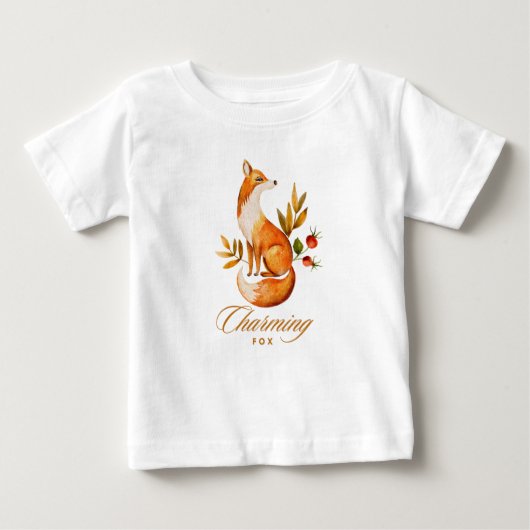 T-shirt Pour Bébé Renard de charme (Devant)
