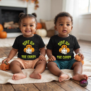 T-shirt Pour Bébé Renoncez À L'Halloween De Bonbons