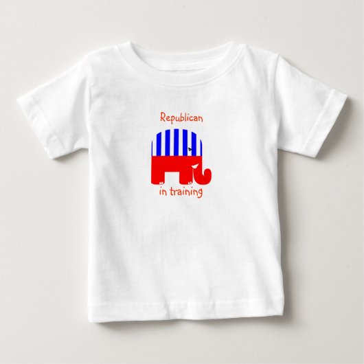 T-shirt Pour Bébé Républicain En Formation (Devant)