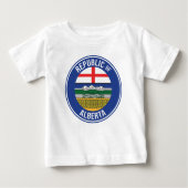 T-shirt Pour Bébé République de l'Alberta WEXIT (Devant)