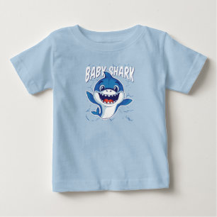 T-shirt Pour Bébé Requin