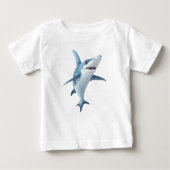 T-shirt Pour Bébé Requin (Devant)