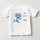 T-shirt Pour Bébé Requin bébé (Devant)