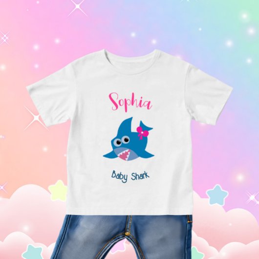 T-shirt Pour Bébé Requin bébé