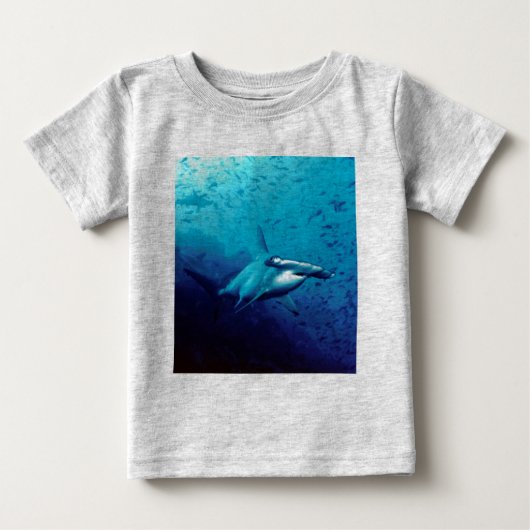 T-shirt Pour Bébé Requin marteau (Devant)