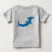 T-shirt Pour Bébé Requin marteau (Dos)