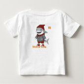 T-shirt Pour Bébé requin mignon déguisé en écossais (Dos)