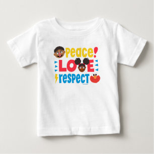 T-shirt Pour Bébé Respect de l'amour pour la paix