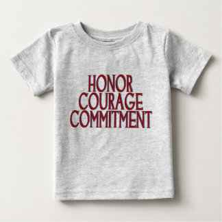 T-shirt Pour Bébé Respecter l'engagement de courage
