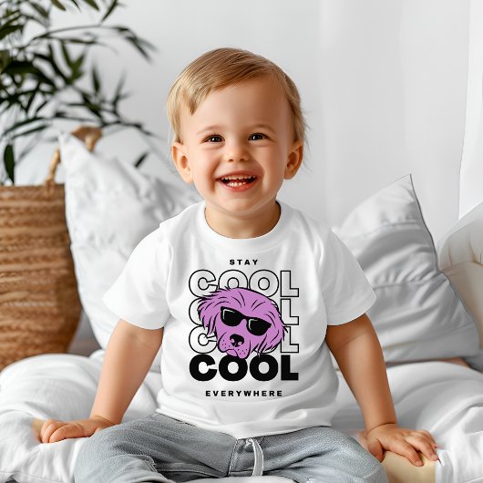 T-shirt Pour Bébé Rester cool
